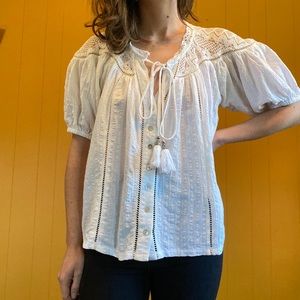 Boho Peasant Blouse